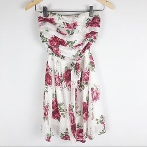 dELiA*s Floral Strapless Dress